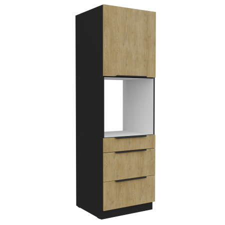 Zabudowa piekarnika z szufladami premum box 60 cm CREMA 60 DP-210 2F